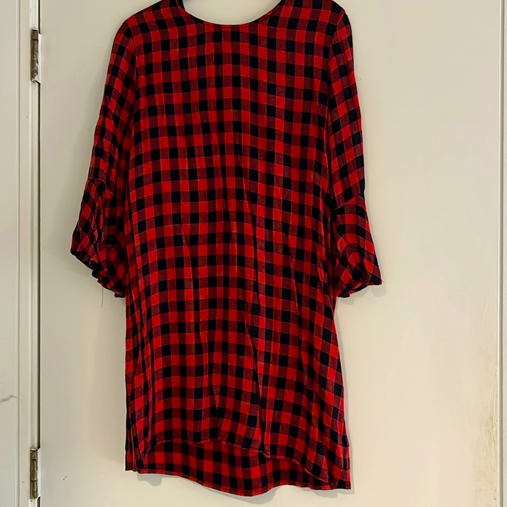 Buffalo plaid Cloth & Stone dress
